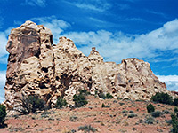 Eroded rocks
