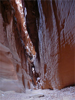 Sandy streambed