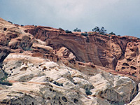 Closer view of Cassidy Arch