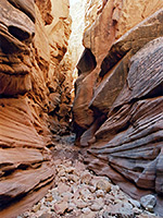 Boulders in Chute