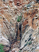 Above a narrow section