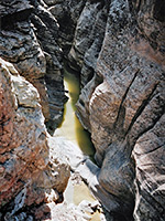 Pools and cliffs