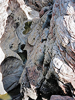 Eroded rocks