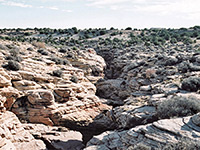 Wide view over the canyon