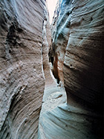 Curving canyon walls