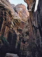 A dark section of Eardley Canyon