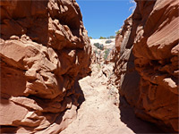 Sandy streambed