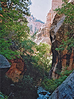 Start of the canyon