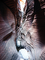 Boulders and pool