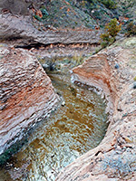 Shallow stream in Llewellyn Gulch