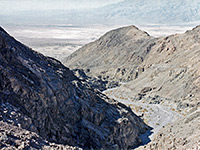 The lower canyon