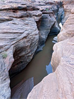 Flooded narrows