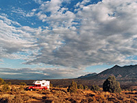 Camping near the canyon