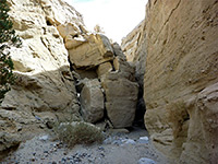 Fallen boulders