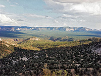 View south from the campsite