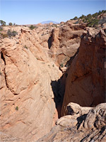 Above a dryfall