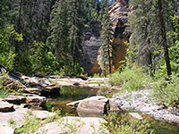 Open part of the canyon