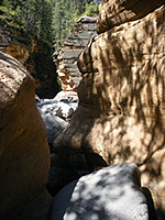 Shadowy passageway