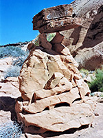 Balanced eroded rock