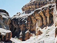 End of the lower slot canyon