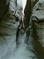 South Fork Palm Wash - dark passageway