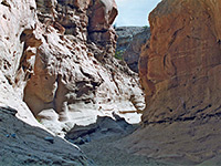 South Fork - cliffs below the narrows