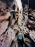 Chokestone in the canyon