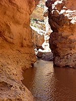 Pool and cliffs