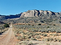 Track near the creek