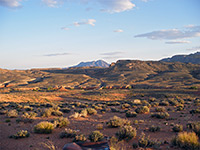 View from the camping area