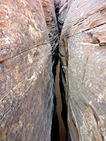 Deep slot canyon