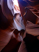 Dark section of the west fork narrows