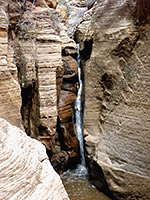 Waterfall and pool