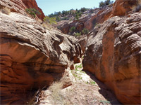 Shallow canyon