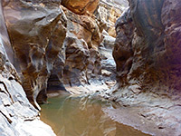 Pool and cliffs