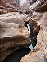 Flooded channel