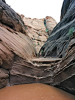 Pool in the upper canyon