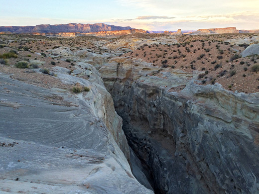 Above the Blue Pool Wash slot