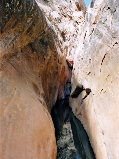 Watery channel in Dang Canyon