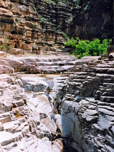 Small cascades and pools