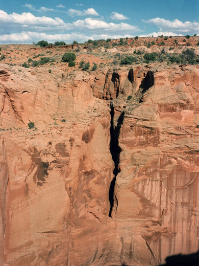 End of the east fork