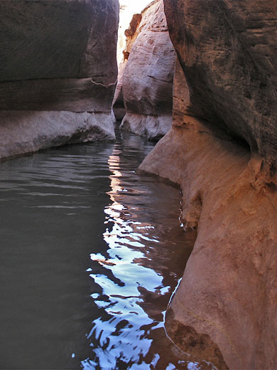 Flooded channel