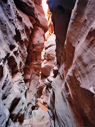 Angular rocks in Moonshine Wash