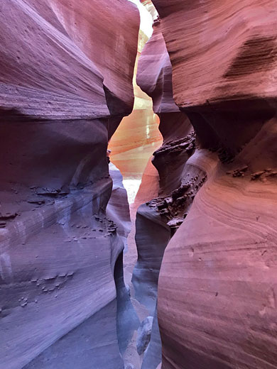 Colorful narrow passageway