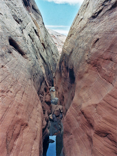 Pool with reflections - Arsenic Canyon