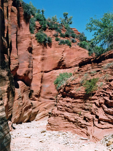 Start of the slot, Red Canyon
