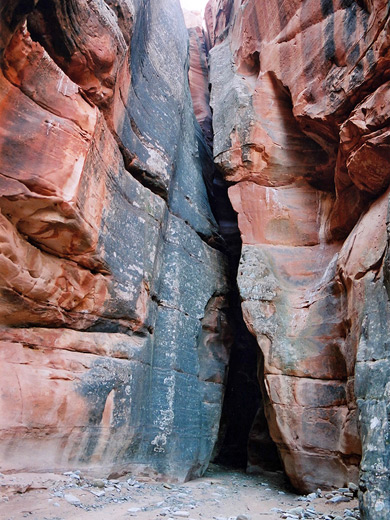 Entrance to the south fork of Sand Wash