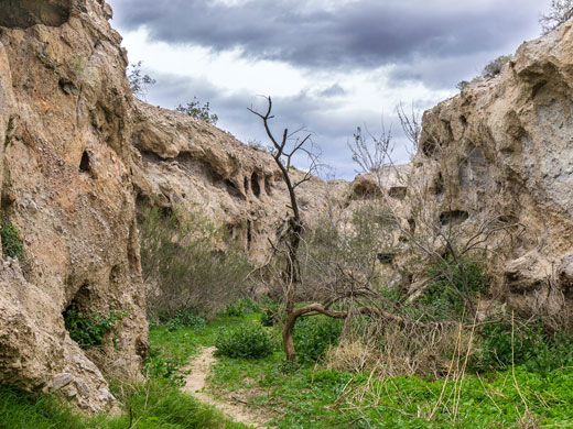 Lower end of Spooky Canyon