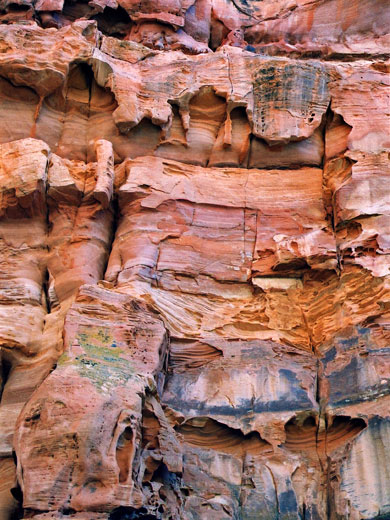 Eroded rock textures