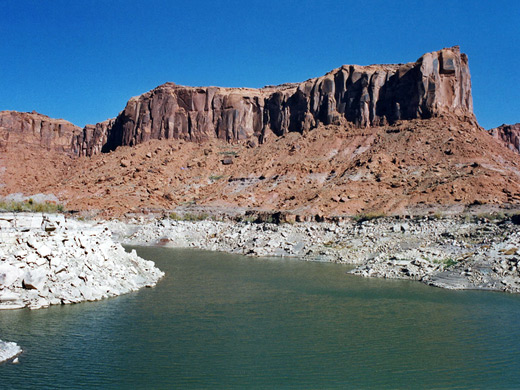 Mouth of Swett Creek, flooded by Lake Powell
